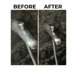 Εφαρμόστε το Καθαριστικό αφαίρεσης αλάτων για εξαιρετικά αποτελέσματα ΧΩΡΙΣ τρίψιμο ΧΩΡΙΣ δυσάρεστες οσμές στις βρύσες του μπάνιου